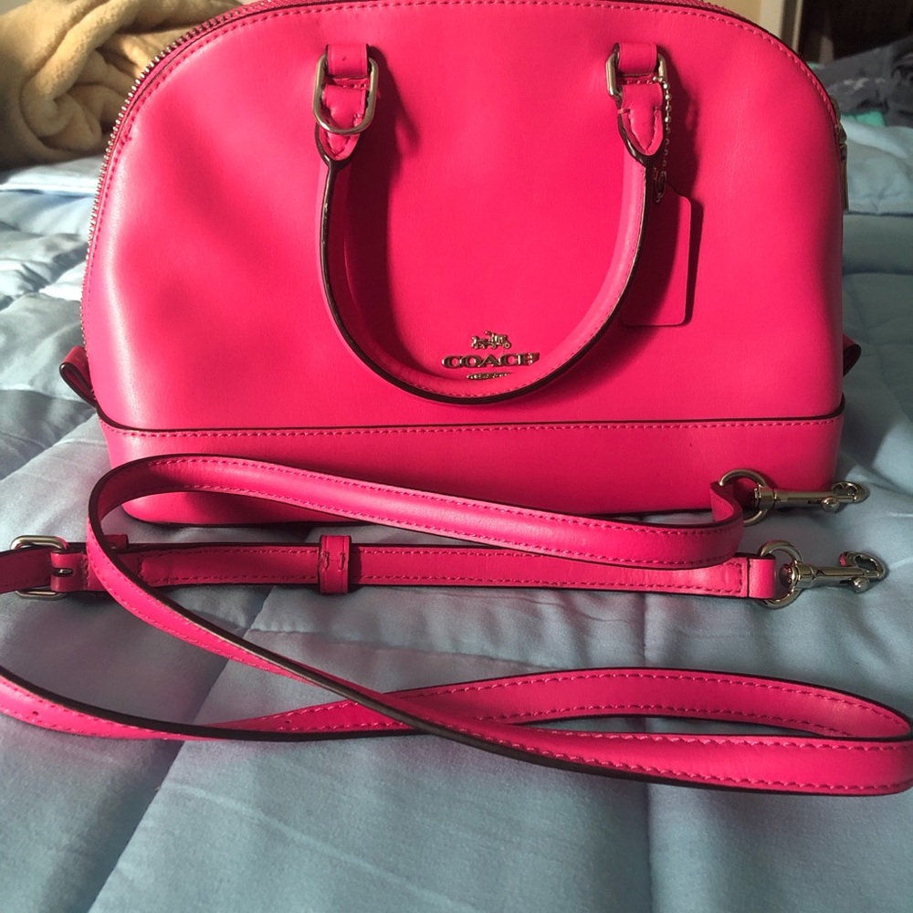 Coach Fuchsia Crossbody Bag/hand bag